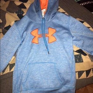 Under Armour Blue and Orange Hoodie